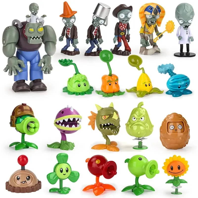 PVZ 2 postava Minifigurka Kompletní kolekce Peashooter Figurky Mapa scény Příslušenství Dekorace interiéru Sváteční sběratelský dárek — image 5