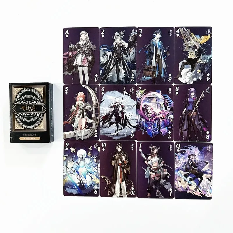 54PCS Arknightsเกมเล่นไพ่โป๊กเกอร์Limited Editionสะสมภาพแฟนคอลเลกชันของขวัญ — image 3