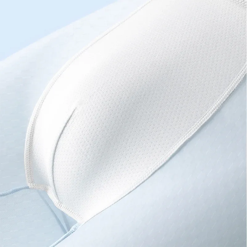 MiiOW 3Pcs Ice Silk Men Panties Mesh Breathable Mens Underpants 10A Antibacterial Crotch Men's Underwear Boxers Man Boxer Briefs — image 4