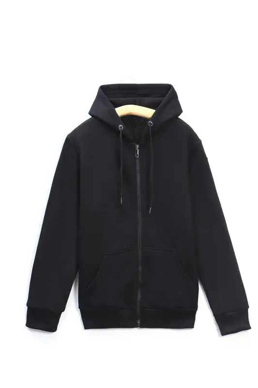 Hoodie custom printing LOGO wool circle plus plush thickened work clothes DIY class service team clothing printed word coat