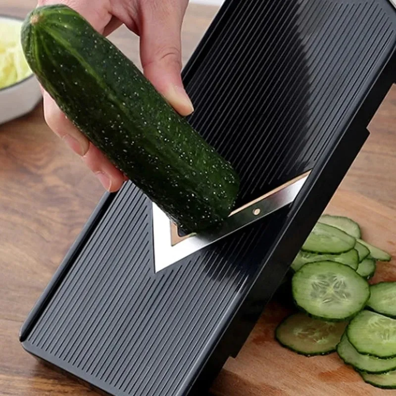 Trituradora de repollo multifuncional, rallador Manual de rebanador de verduras y alimentos para ensaladas, patatas, pepino, repollo morado, utensilio de cocina — image 5