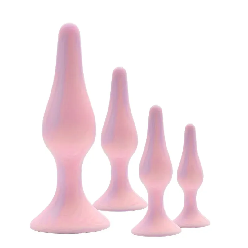 Plugue anal de silicone para iniciantes, plugue anal para homens e mulheres, massageador de próstata para gays, mini bala anal, masturbador, brinquedo sexual para homens — image 26