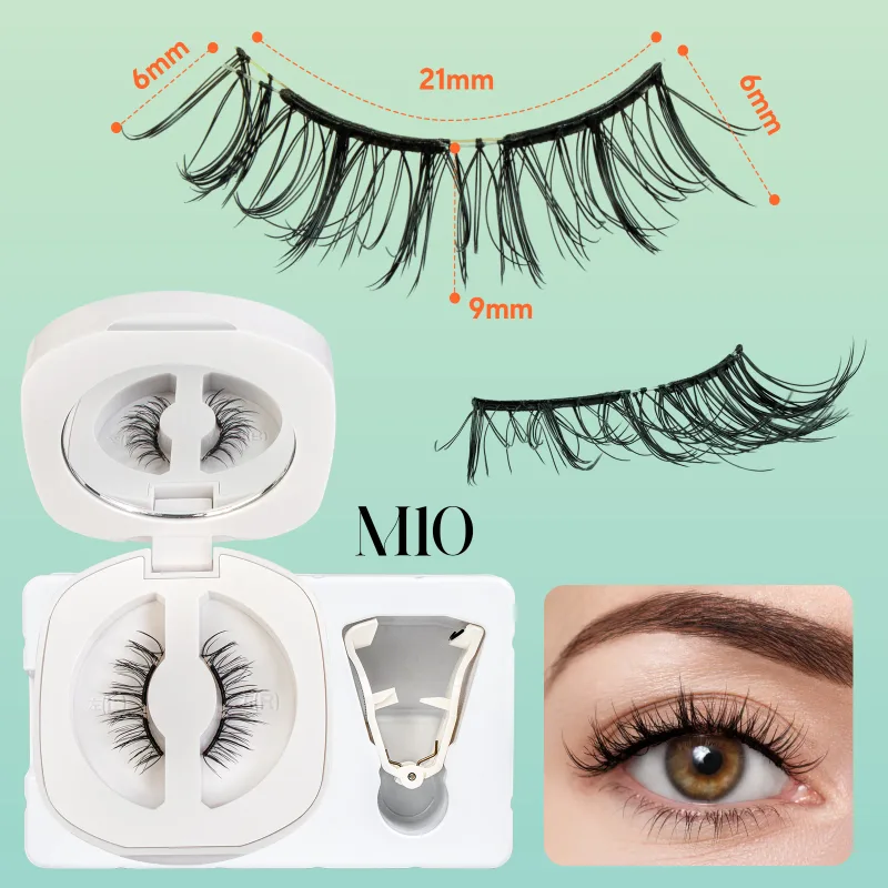 Soft Magnetic Eyelashes No Glue Needed Reusable Natural Look 3D Lashes Easy Apply Soft Magnetic Lashes Kit for Eye Makeup — image 12