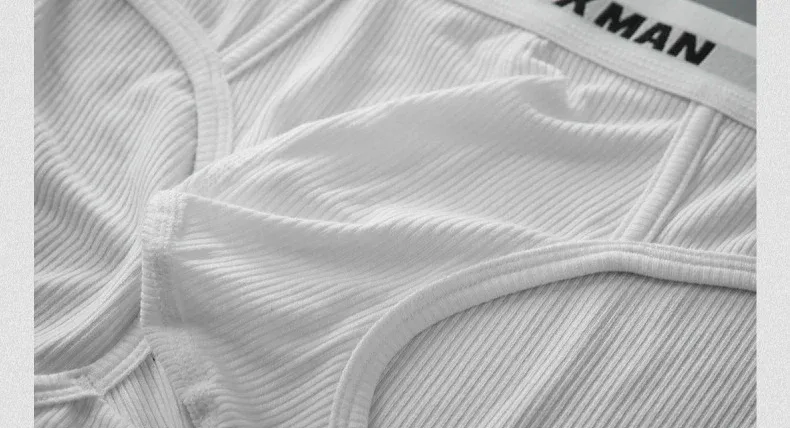 3 Pak Pakaian Dalam Pria Satu Lapis Musim Panas Celana Dalam Bertingkat Rendah untuk Pria Celana Dalam Elastis Nyaman Cocok Ropa Interior Hombre — image 14