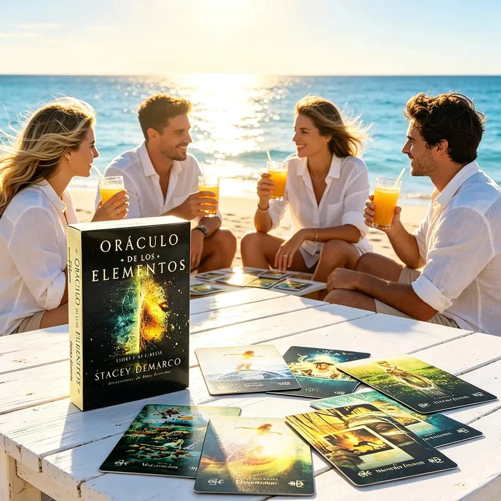 Oráculo De Los Elementos Oracle Cards Baraja De 44 Cartas Versión En Español Guía Espiritual Elemental Juegos De Mesa De Adivinación — image 4