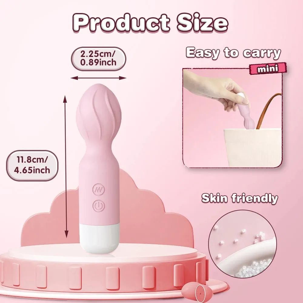 Mini AV Vibrator Female G Spot Vibration Vagina Anal Clitoris Vibrating Stimulator Dildo Vibrator Shop Adult Sex Toys for Women — image 2