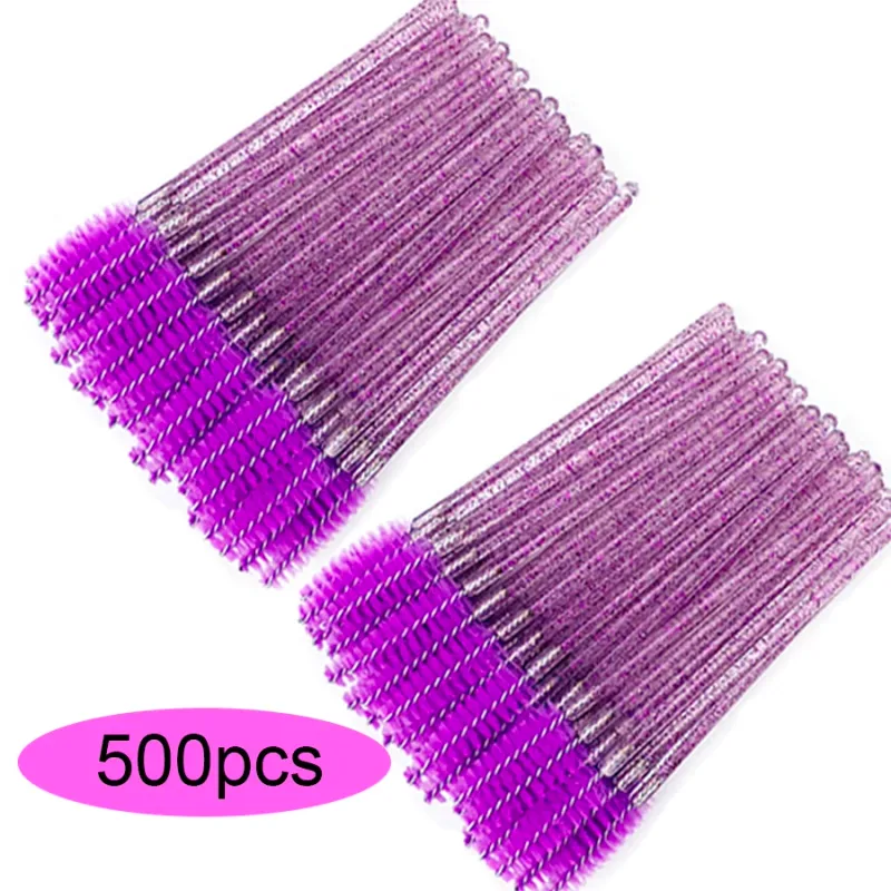50/100/300/500pcs Eyebrow Eyelash Brushes Eyelash Spoolies Mascara Wands Applicator for Eyelash Extension Makeup Tool LAUKISS — image 25