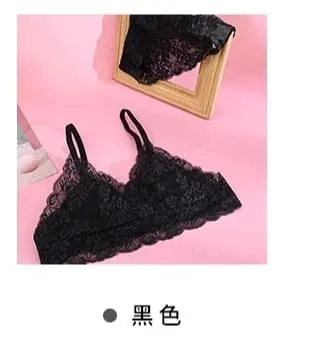 French Summer Bralette – bezdrátová push-up podprsenka pro malý hrudník, ultra tenké trojúhelníkové košíčky a sexy sada spodního prádla a sexy tushy — image 9