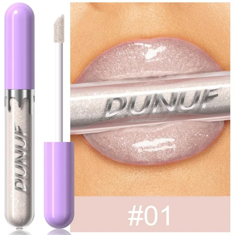 1pc Metallico Rossetto Liquido di Lunga Durata Glitter Lip Smalto Impermeabile Idratare Marrone Lip Tinta Lucido Shimmer Lipgloss Trucco — image 13