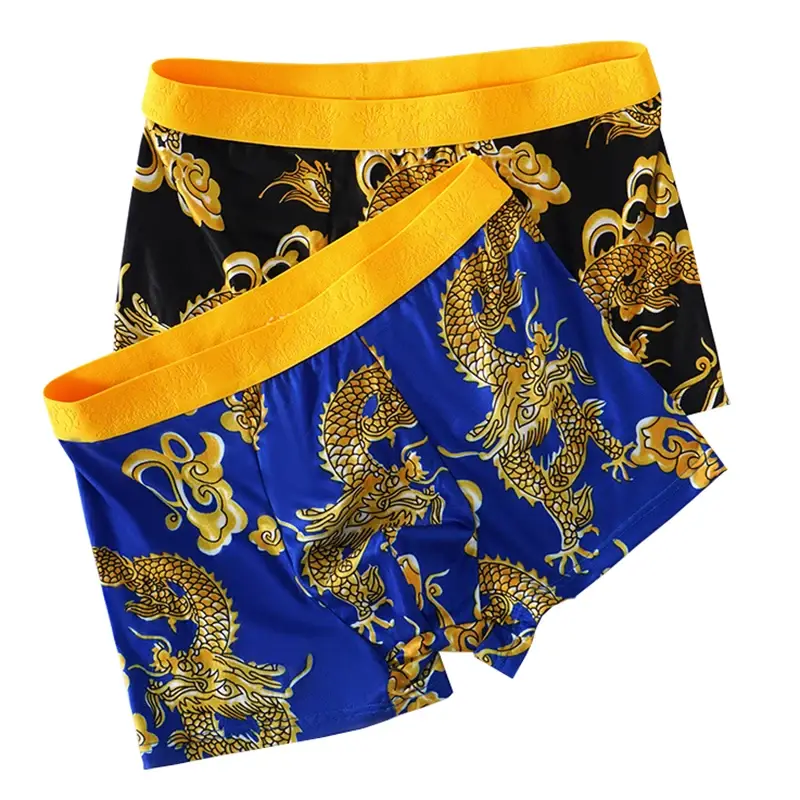 4 stks/set Mannen Ondergoed 3D Patroon Sexy Onderbroek U-vormige Bolle Pouch Mode Jongens Slipje Nieuwe Stijl Boxershorts mannen — image 13