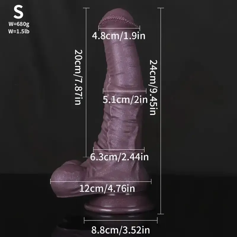 ขนาดใหญ่พิเศษม้าDildo 3.2 ''เส้นผ่านศูนย์กลางมอนสเตอร์ใหญ่Dildosพร้อมถ้วยดูดสำหรับAnalสัตว์แฟนตาซีของเล่นสำหรับผู้หญิงผู้ชายเกย์ 18 — image 9