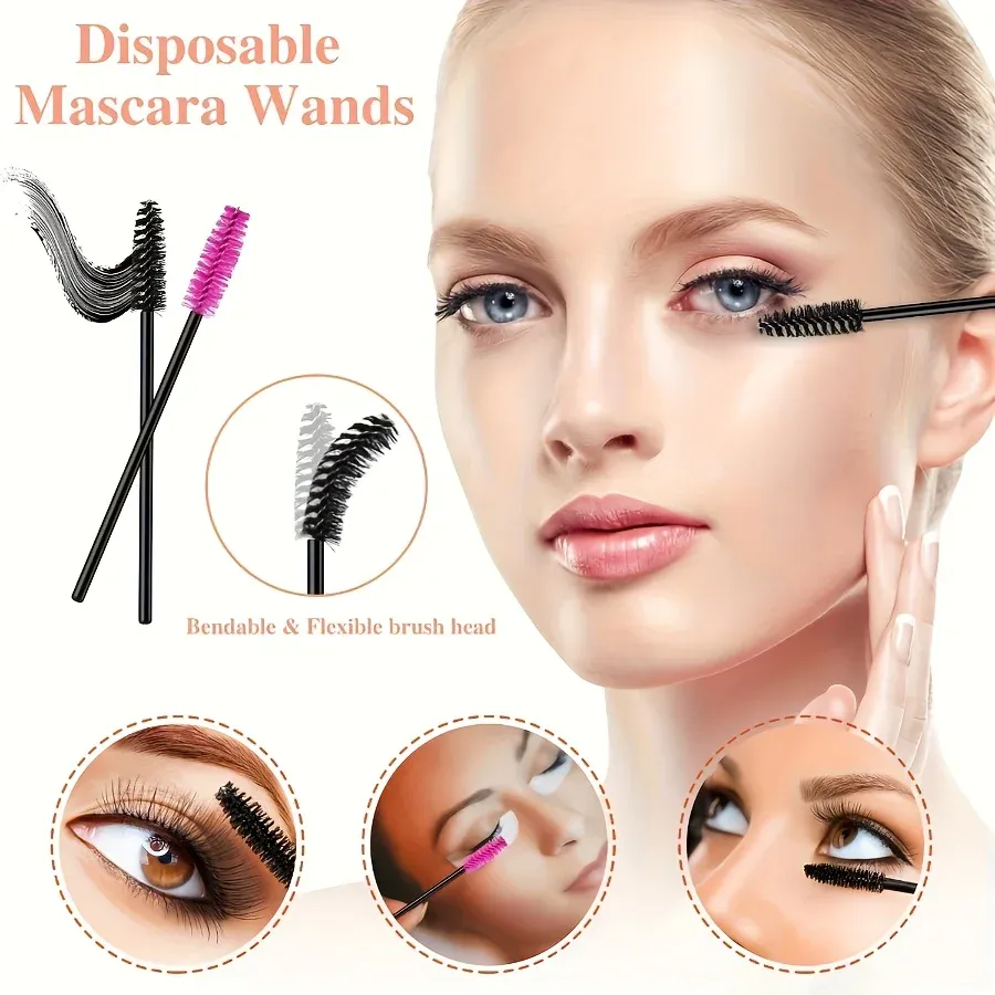 229PCS Makyaj Fırça Seti - 100 Kirpik ve 100 Dudak Fırçası, Saklama Kutulu Yeni Başlayanlar/Profesyoneller için Hepsi Bir Arada Kit (Salon ve Ev Kullanımı) — image 4