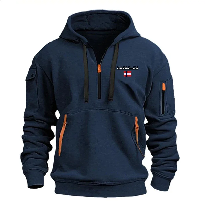 Men's and Women's Printed Hooded Sweatshirts Loose Pullover Black Camel Fashionable Spring and Autumn Hoodies for Men and Women — image 8