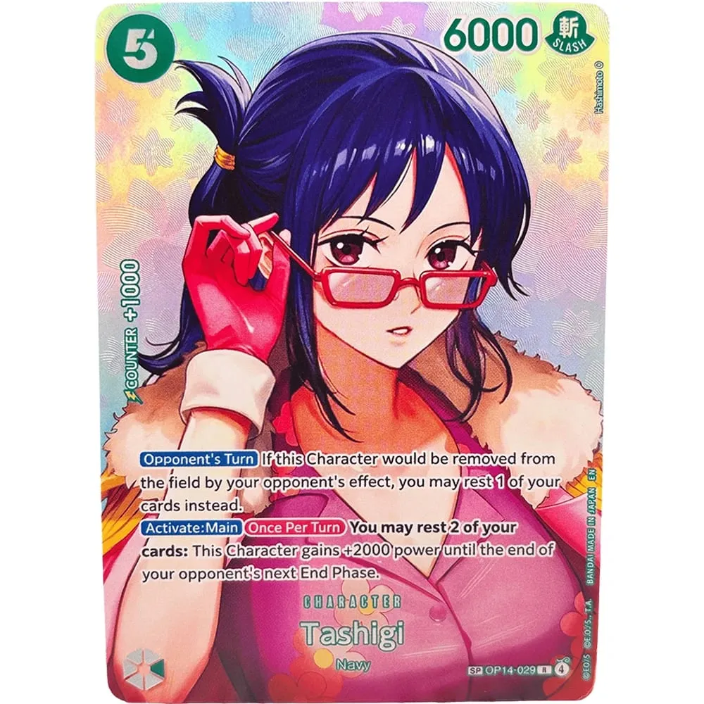 Karty kolekcjonerskie Nico Robin OP14-084 EN Lśniąca kreatywność Rzadkie holograficzne wytłaczane teksturowane karty foliowe — image 5