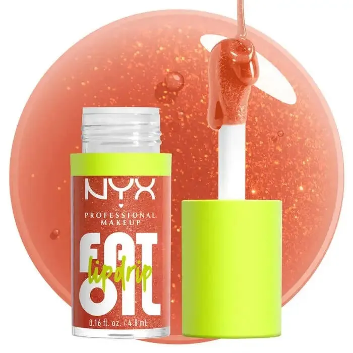 NYX Fat Oil Lip Drip Lip Gloss Melembapkan Bibir Secara mendalam Tidak Melekit Lip Gloss Seksi Lip Gloss Mekap Gincu Fesyen Korea — image 15