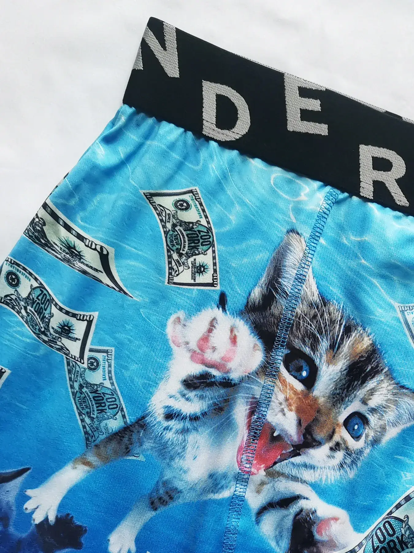 Pantaloni da tilamento con motivo divertente stampato 3D da uomo alla moda, boxer sportivi ad asciugatura rapida, traspiranti e confortevoli, taglie forti — image 5