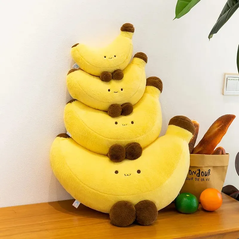 Simulated Fruit Doll Fun Long Leg Banana Children's Doll Pillow Soft and Comfortable Funny Doll Gift — image 5