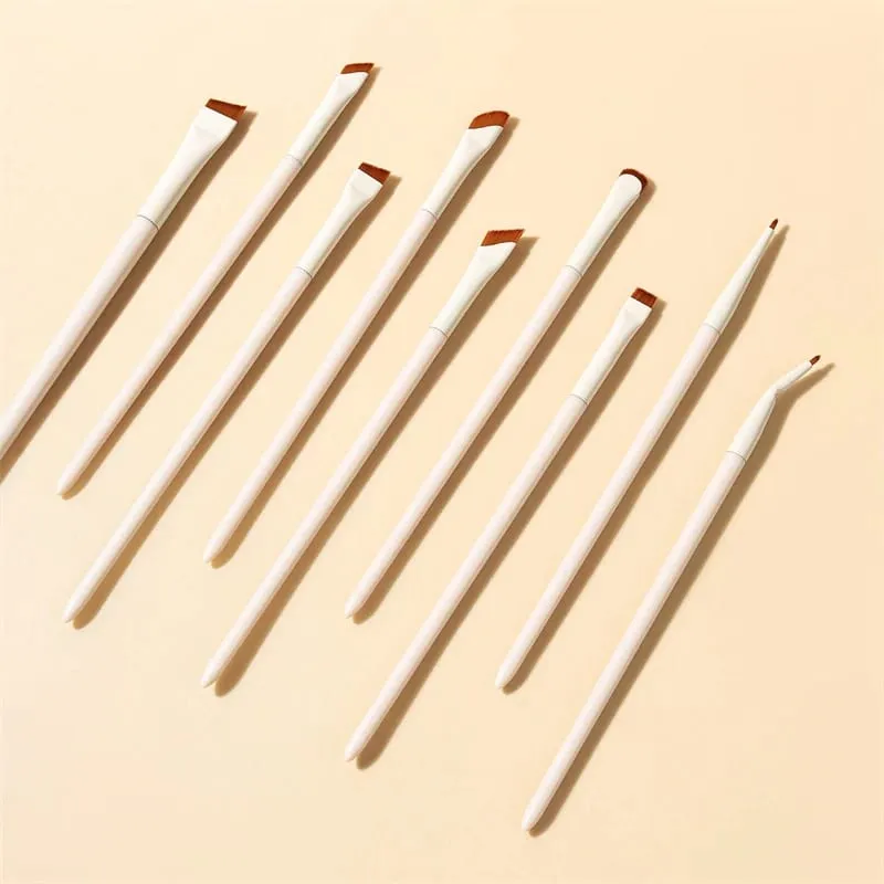 3/7/9 Make-up Kwasten Set Blade Eyeliner Borstel Wenkbrauwborstels Draagbare Fijne Schuine Hoofd Eyeliner Wenkbrauwborstel Make-Up Tool — image 5