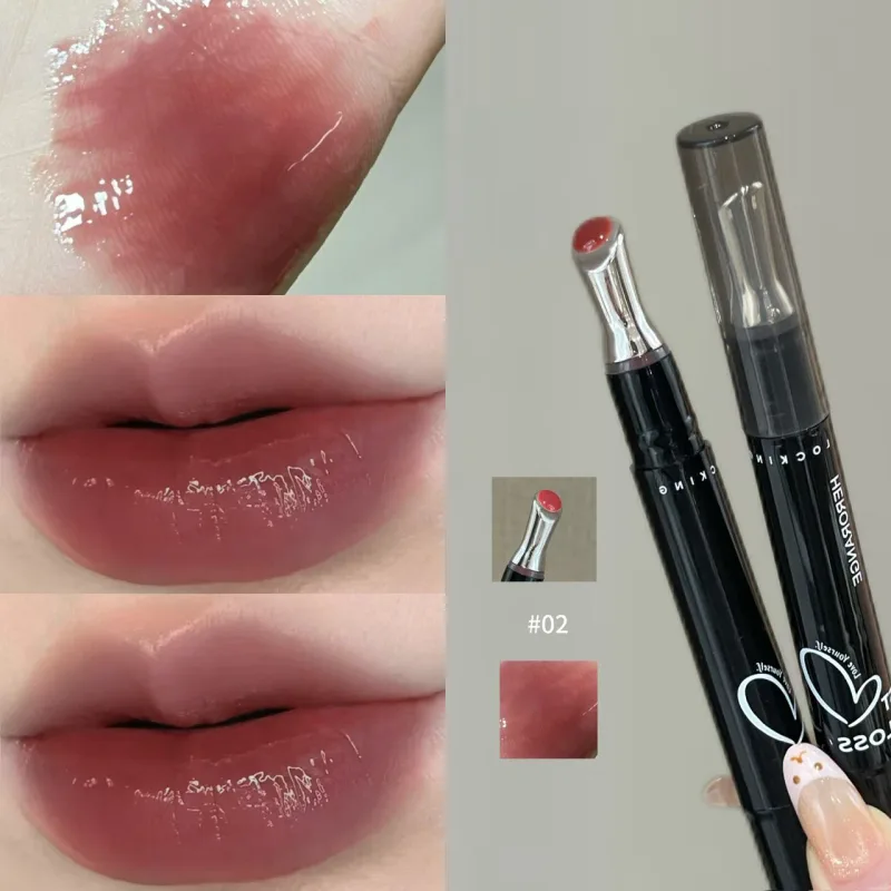 Brilho labial hidratante e brilhante, brilho de longa duração, cria lábios carnudos para o dia a dia — image 11