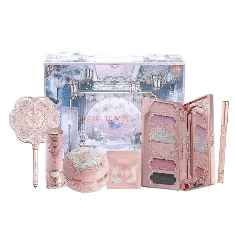 Flowerknows Butterfly Cloud Collar Collection Dárková sada Makeup Kit Blush Lipstick Paletka očních stínů All In One Box pro ženy — image 1