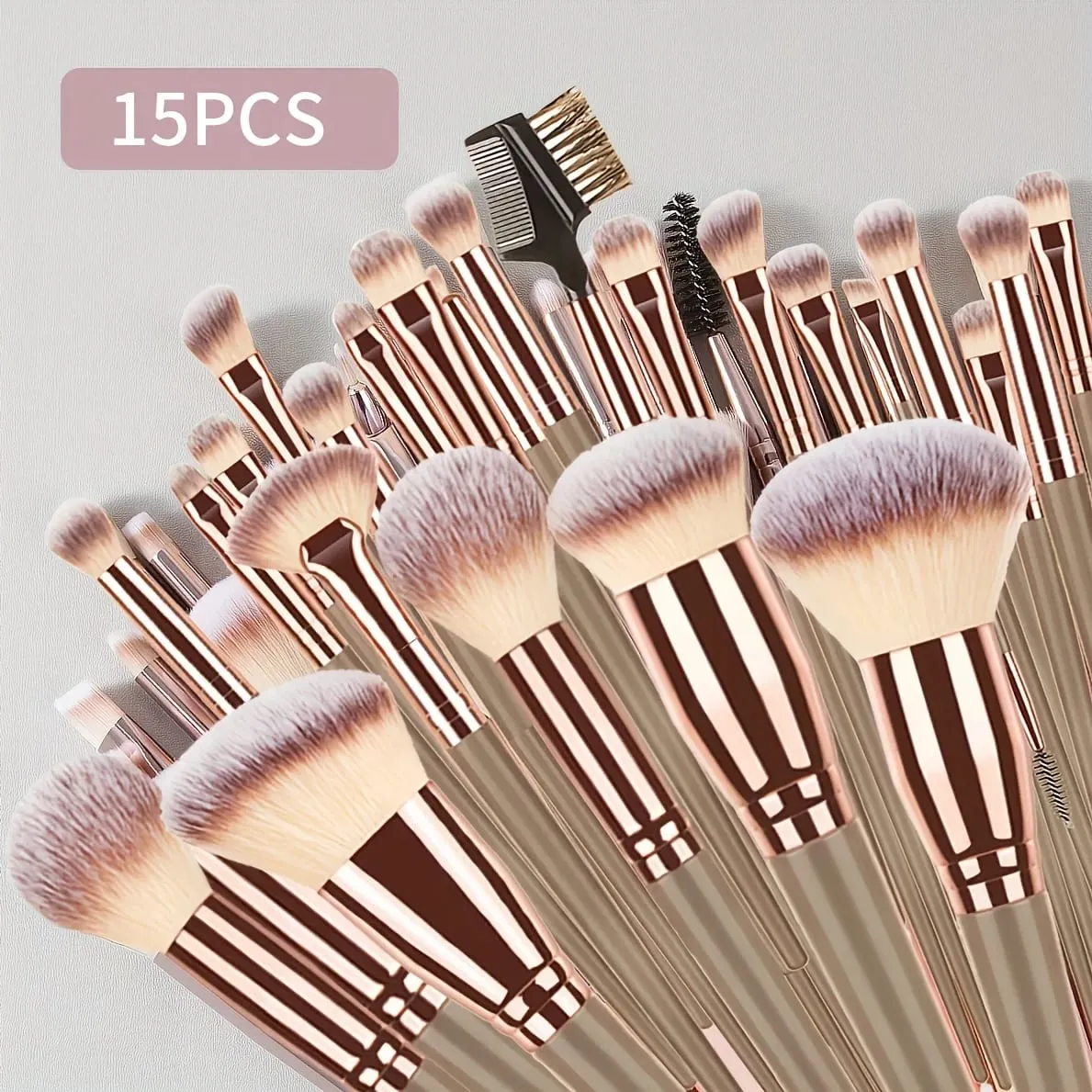 Ensemble de pinceaux de maquillage pour la Saint-Valentin, Kit d'outils de fond de teint multifonctionnel pour le visage, les yeux, le fard à joues, la poudre, ensemble complet de pinceaux de maquillage — image 1