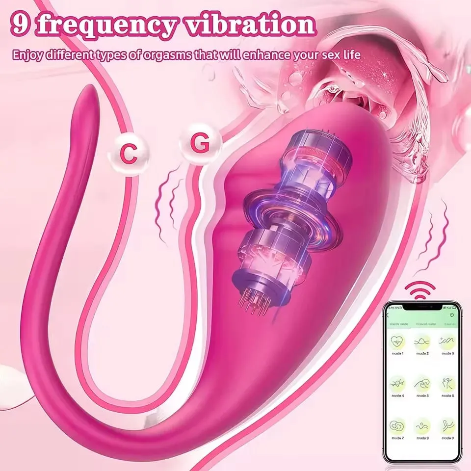 אלחוטי Bluetooth G Spot Vibrator ביצה רוטטת לנשים דילדו APP בקרת דגדגן לביש תחתונים לנשים צעצועי מין מוצרים למבוגרים — image 2