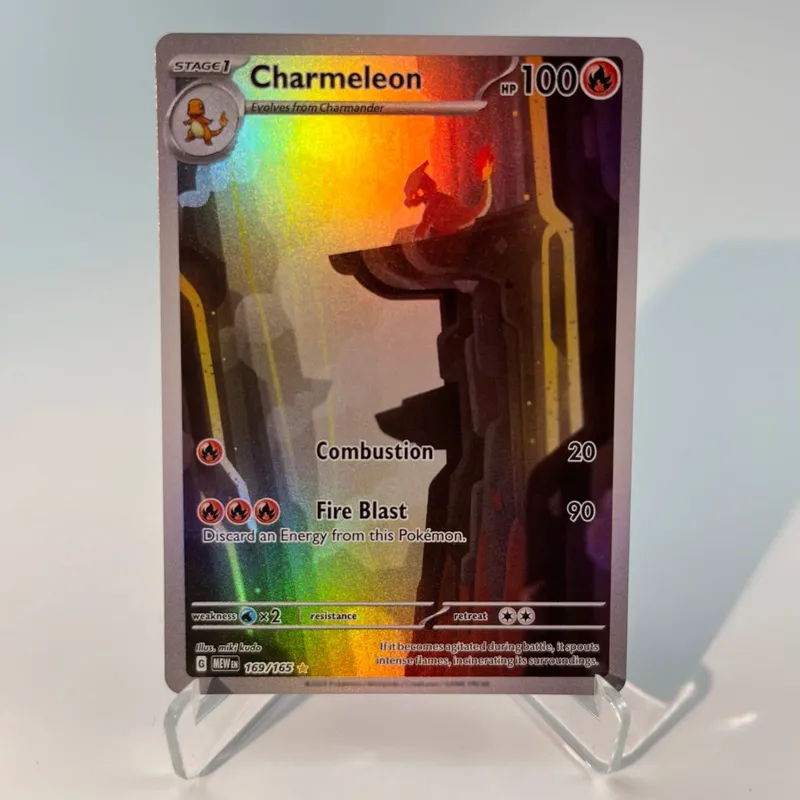 Pokémon 151 PKM Cards PTCG3-D Bulbasaur Squirt Rainbow Gengar ex Holographic Ex GX Rare Collection Battle Toys Hadiah untuk Hobi — image 13