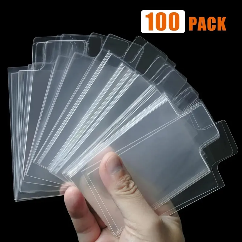 100PCS Clear Beschermhoezen Fit Voor 35PT-100PT Hard Plastic Kaarthouder Voor Pokemon TCG Game Trading Sport Kaarten Protector — image 9