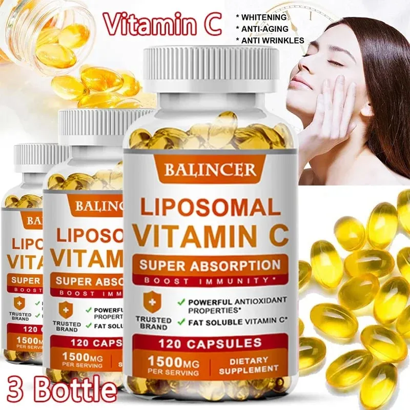 Balincer - Organic Vitamin C Capsules Antioxidant Immune Support Skin Health Vitamin Supplement — image 1