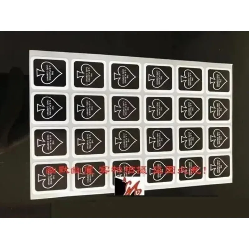 3 시트 원래 자전거 재생 카드 케이스 인감 스티커 Magic Trick 24 On 1 Sheet 3 색 Magia Magie Magicians 액세서리 — image 6
