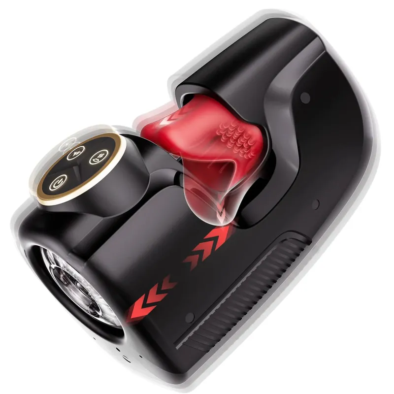 Thrusting ชาย Masturbator ดูดอมควยเครื่องอวัยวะเพศชายการฝึกอบรม Vibrator Glans Stimulater ชาย Stroker เพศของเล่นสำหรับผู้ชาย