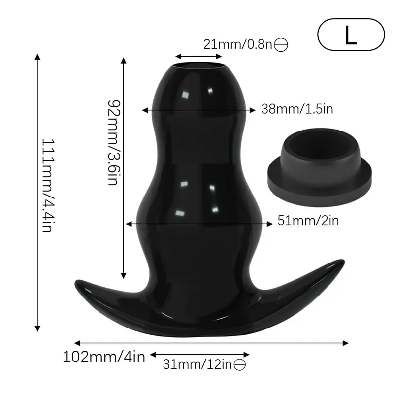 5 velikostí dutý anální kolík/dilatátor/dildo Soft Speculum Sada análních kolíků pro masáž prostaty Intimní/klystýrové sexuální hračky pro ženy Muži Gay — image 7