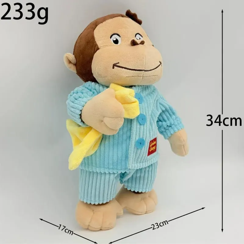 อะนิเมะใหม่Fire DeptนักผจญเพลิงCurious George Plushเด็กน่ารักCurious GeorgeลิงPlush Softสัตว์Plushieหมอนตุ๊กตาของเล่น — image 12