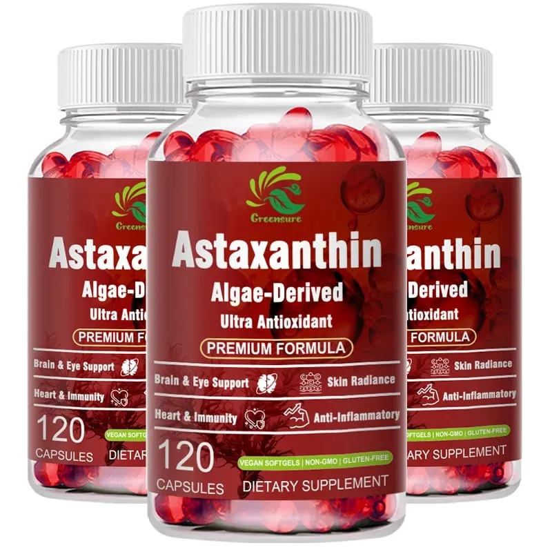 Astaxanthin 12mg kapsler - Beskytter hjernens kognition og accelererer stofskiftet - Beskytter øjenled og huds sundhed — image 8