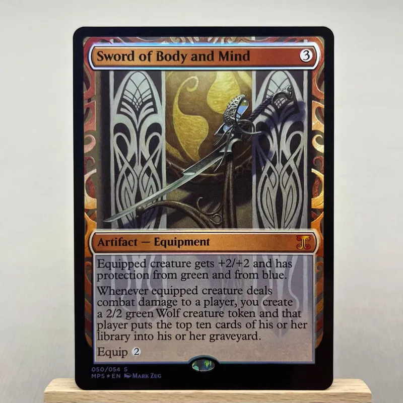 MPS FOIL2-01 Tarjetas TCG para Home Play Proxy Sol Ring Mana Crypt Mox Opal the Mana Vault Chrome Mox Sword of — image 42