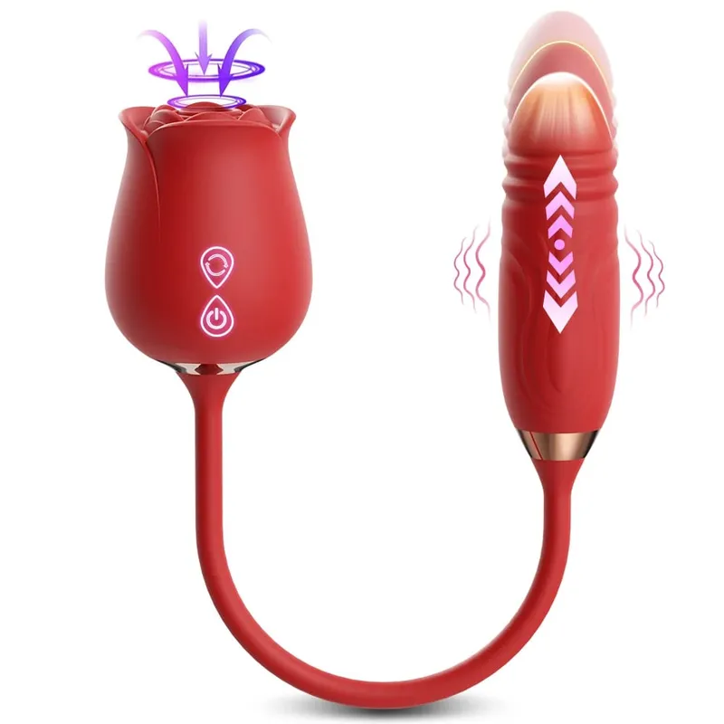 Clit Sucker Vibrator สำหรับผู้หญิงดูด Clitoris Stimulator พร้อม Thrusting ไข่หญิง Masturbation ผู้ใหญ่ Goods Sex Toy สำหรับผู้หญิง — image 8