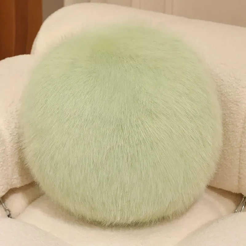 30 cm Lange Plüsch Flauschigen Runden Plüsch Kissen Cartoon Ball Kissen Begleiten Gefüllte Kissen Auto Hause Sofa Decor Plüsch Kissen