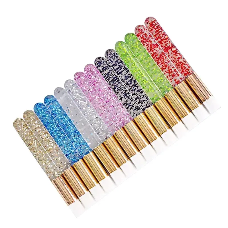 속눈썹 연장을위한 도매 30/50pcs 속눈썹 청소 브러쉬 반짝이 속눈썹 샴푸 브러쉬 코 모공 클렌징 메이크업 도구 — image 4