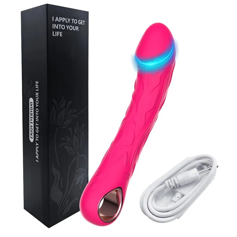 Stimolatore del clitoride del punto G delle donne del vibratore del pene Potente massaggiatore di vibrazione Bacchetta stimolatore del clitoride Giocattoli adulti del sesso Masturbatore — image 8