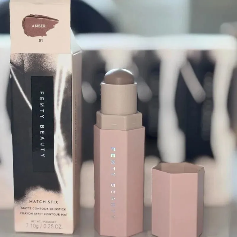 Fenty Beauty Multi-สี Contour Stick คอนซีลเลอร์ Facial 3D Diamond Highlight ไม่ซีดจาง Water GLOSS Lip Glaze GLOSS เครื่องสำอาง — image 19