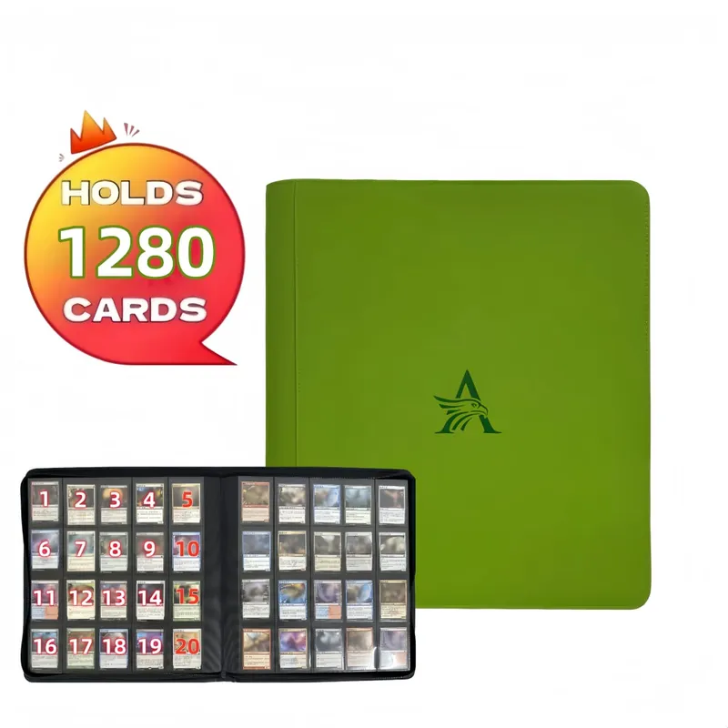Premium-Kartenordner mit 20 Fächern – 1280 Sammelordner, Kartenalbum, Kartenhalter, passend für TCG- und Sportkarten. Sammlertraum — image 7