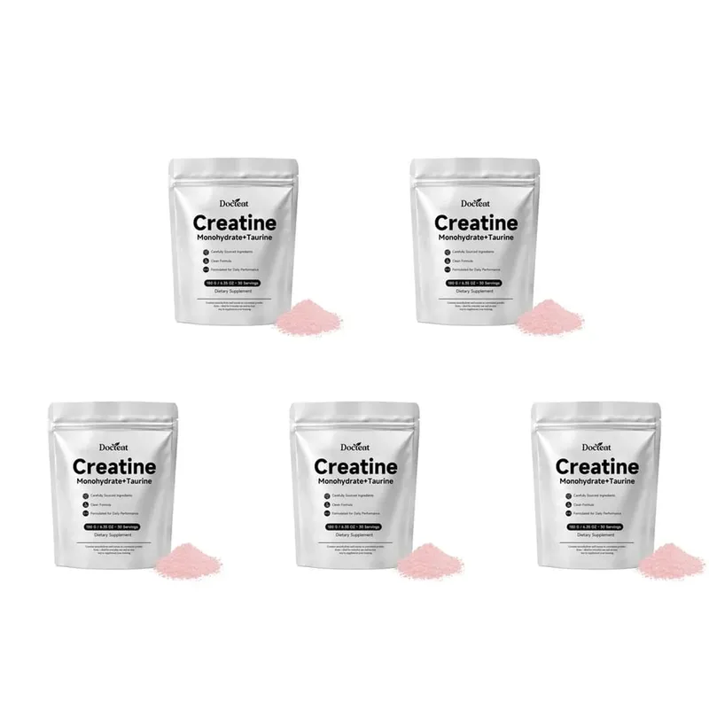 Creatine Monohydrate Taurine Powder 180g 30 Servings Muscle Strength Endurance Performance Workout Fitness Training Supplement — image 11