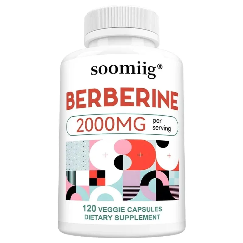 Berberine Extract Supplement - Immune System Support Healthy Gastrointestinal Tract Heart Health - 120 Capsules