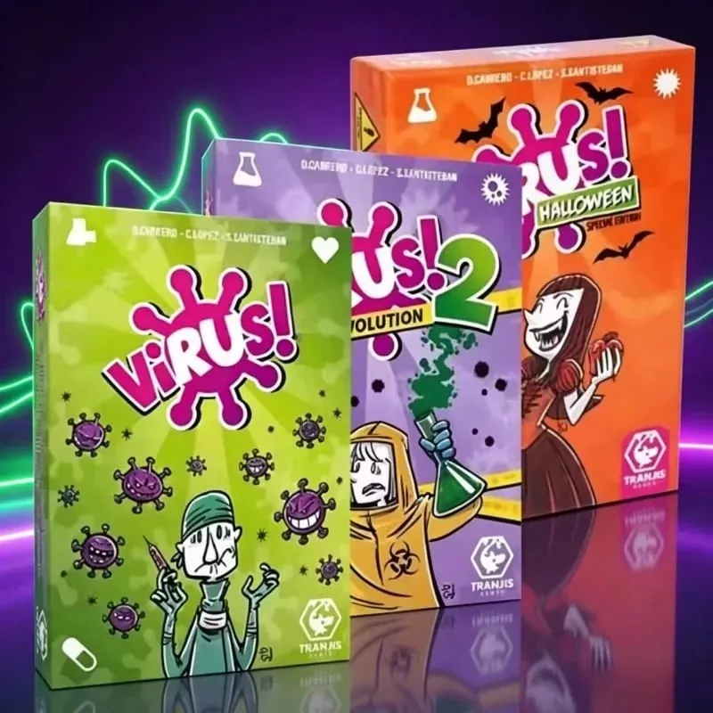 Interessant Virus Card Game & Virus Evolusion 2 Det smitsomt sjove brætspil til bryllupsfødselsdagsfest brætspil — image 3