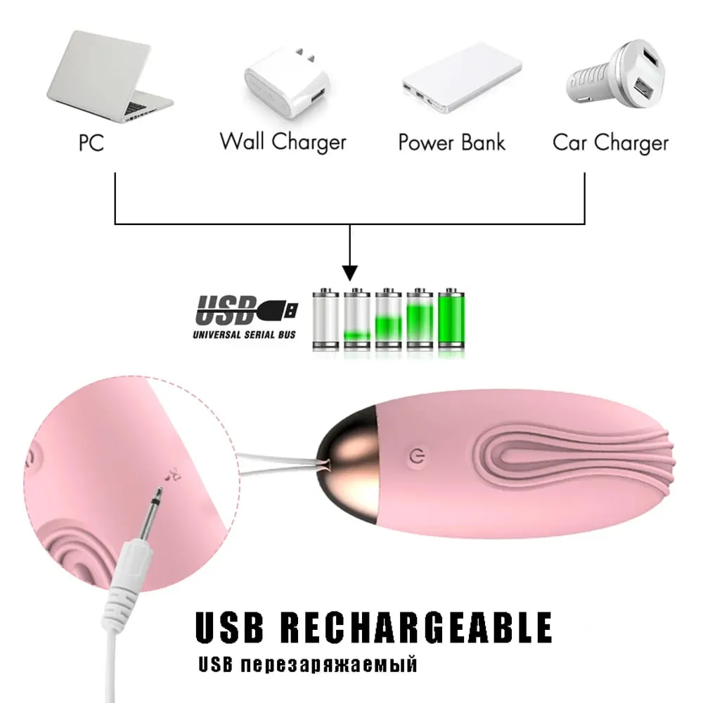 Vibratore telecomandato senza fili per le donne 10 velocità Bullet Eggs Stimolatore del clitoride Kegel Ball Giocattoli del sesso per le donne Masturbatori — image 5