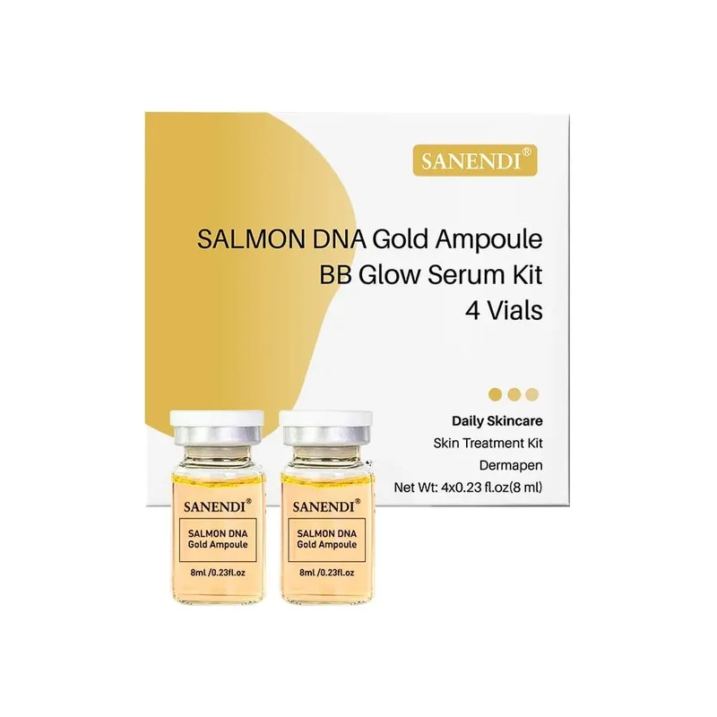 Sérum ADN de saumon Dr.Pen Kit de démarrage fond de teint Peptide AQUA sérum de cellules souches Essence hydratant soins de la peau du visage 4 flacons/12 flacons
