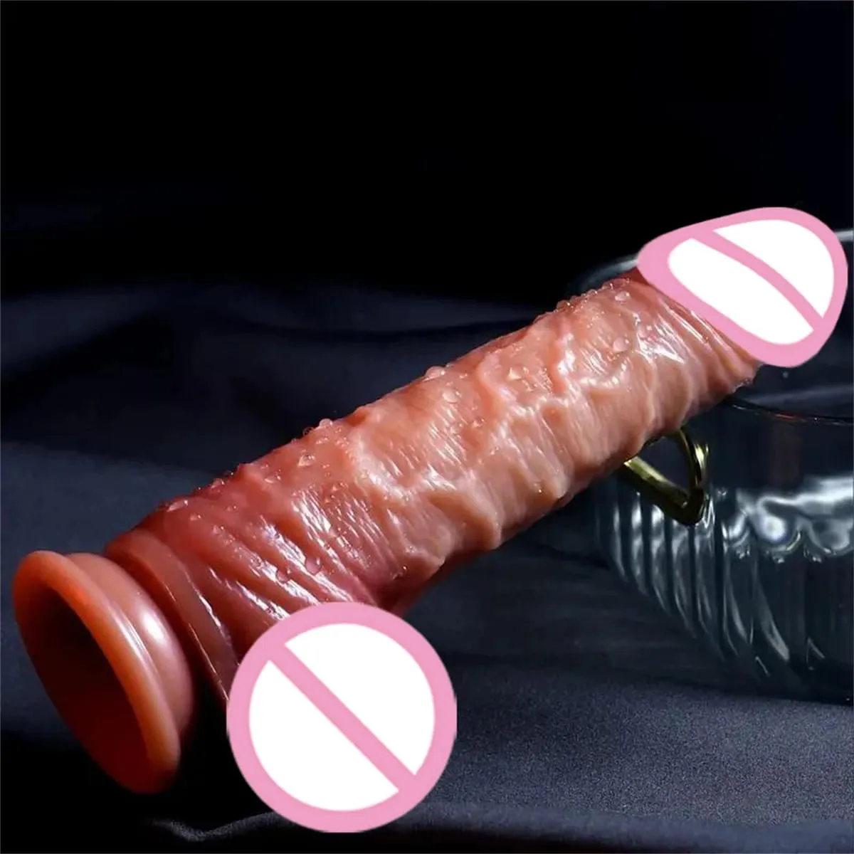Wearable Realistic Strapon Dildo Skin Testicles Sliding Anal Vagina Sexy Adult Masturbation Big Penis For Women Dildos Sex Toys — image 6