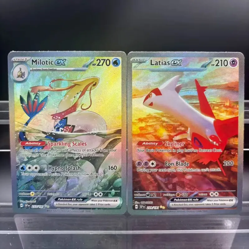 Kad Koleksi DIY Psyduck Salamence Crobat Mewtwo ex EN Buatan Sendiri Kad Tunggal Permainan Klasik Anime Kad Hadiah Mainan — image 5