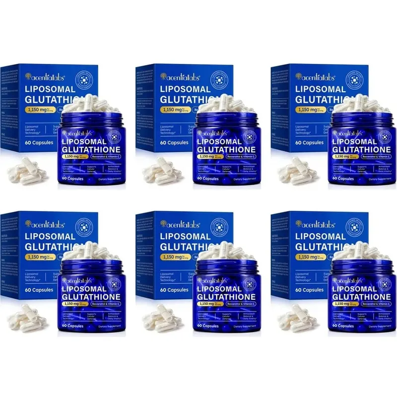 Kapsul Liposomal Glutathione dengan Resveratrol Vitamin C untuk Pertahanan Antioksidan Imun & Sokongan Selular 60 Kapsul — image 12