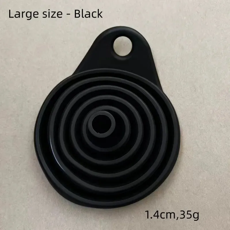 1/3/5/10 pcs S L Folding Silicone Funnel for Filling Bottles Kitchen Silicone Funnel Collapsible Kitchen Gadgets Oil Filler — image 18
